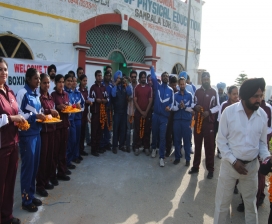 Welcome Of  Indian Boxers To Build Up Compitition Before London Olympics In Shahi Sports